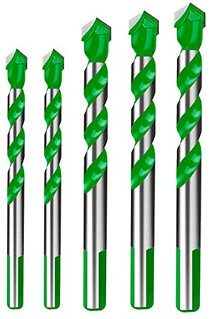 Brocas VIEUE 6-12mm Vidrio multifuncional Metas metálicas Bit Bit Troncergular Diamante Brocas Grupo Cerámico Concreto Ladrillo Punzonado Taladro