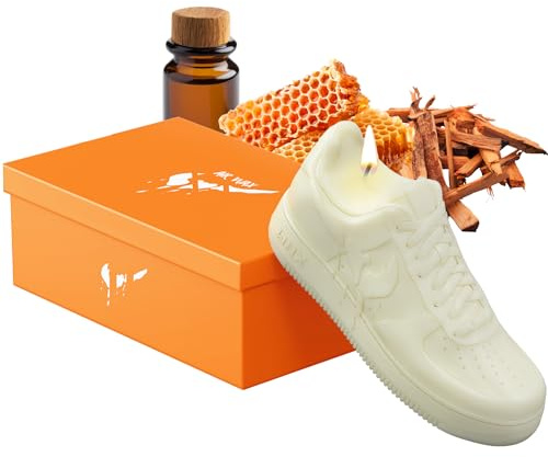 Trainer Candle with Giftbox - AIR WAX - Stocking Fillers for Him - Novelty Candles for Men - Secret Santa Gifts for Men - Gifts for Teenage Boys - Boyfriend Gift - Stocking Fillers for Teen Boys