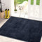 PURRUGS Dirt Trapper Door Mat 34 x 59, Non-Slip Machine Washable Entry Rug, Shoe Scraper, Dog Doormat, Super Absorbent Welcome Mat for Front & Back Door, Muddy Shoes & Paws, Navy Blue