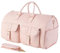 seyfocnia Umwandelbarer Reise-Kleidersack, Handgepäcktasche für Männer und Frauen, 2-in-1 Hängetasche, Anzug, Business-Reisetasche, Rosa, 2 Taschen, GZ, modisch