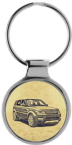 KIESENBERG 3D Porte-clés Cadeau pour Range Rover Véhicule Tout-Terrain Sport 2013-2017 Fan A-5517