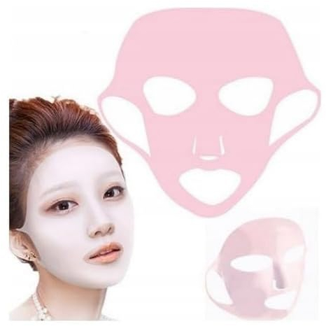 Deni Carte Maschera viso in silicone per maschera, migliora l'assorbimento dei cosmetici, maschera riutilizzabile