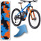 Designfolie für E-Bike Akkucover für CUBE Stereo | Reaction Hybrid Modelle, Rahmenschutz eBike, Fahrrad Aufkleber, Bike Sticker (Cube Abdeckung 20-04377, 21-11463, 20-01818, Blue ´n´ Orange)