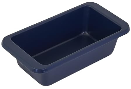 KitchenAid Padella per pagnotta in acciaio alluminato antiaderente, 22,9 x 12,7 cm, blu inchiostro