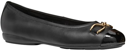 Geox Damen D ANNYTAH A Ballet Flat, Black, 38 EU