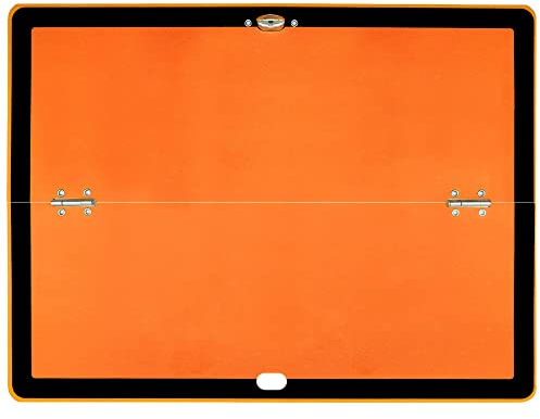 SAMETRUCK ADR Gefahrgut Warntafel Orange horizontal klappbar Warnschild LKW NFZ GGVS 400x300mm