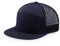 Herren Oversize XXL Flat Brim Baseball Cap Einstellbare Performance Snapback Hat Laser Perforierte Kappe Plus Size für Big Head, Marineblau, XX-Large