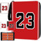 Basketball-Kartenbinder, 900 Taschen, Chicago Basketball-Kartenhalter für 2024 Sammelkarten mit 50 abnehmbaren Hüllen, 9 Taschen, Reißverschluss, 3-Ring-Ordner, Album, Buch-Sammlung, Organizer,