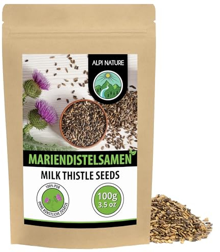 Alpi Nature Mariendistelsamen ganz 100g, Mariendistel Samen