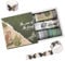 SAVOSWEET 20 Rollen Washi Tape Set, Vintage Washi Tape, Goldfolie Druck Dekorative Abdeckbänder, 5-Größen Craft Aquarell Tape, für Scrapbooking, DIY Handwerk (Retro-Grün)