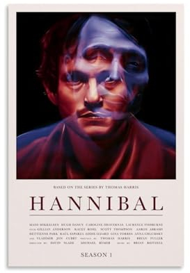 KKPLMM Hannibal_s1 Poster, dekoratives Gemälde, Leinwand, Wandposter und Kunstdruck, moderne Familienschlafzimmer-Dekoration, Poster, 20 x 30 cm