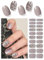 Wahrshei Nagelfolien | 20 French Schmetterling UV Gel Nagelfolie | Nagelfolie Selbstklebend | Gel Nail Stickers, Gellack Wraps für Nagel