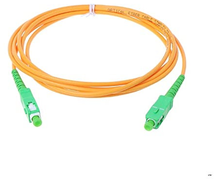 ChunLK Câble de raccordement à fibre optique SC/-SC/-SM, 3 mm, cordon de raccordement d'extension monomode 1 m, 2 m, 300 cm, 5 m, 10 m(2m)