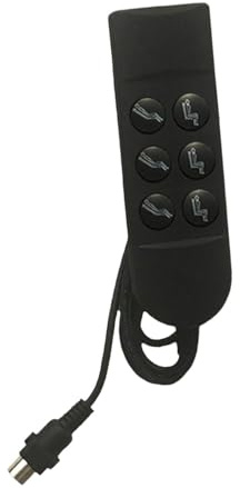 FytStycale Elektrischer Ruhesessel Controller, Liegesessel Fernbedienung, Sechs Tasten Fernbedienung für Liftsessel, Austausch Manueller Haushaltswerkzeuge Universal für Hebesessel, Lehnstuhl, A