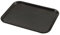 aro Serviertablett, Polypropylen, 46 x 36 x 2.2 cm, rechteckig, schwarz, 6 Stück (schwarz)