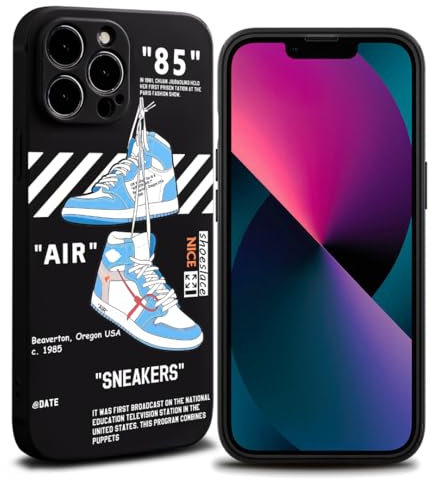 Cool Phone Case for iPhone 16 Pro Case for Boys Men Aesthetic Basketball Shoes Drop-resistant Lens Protection Sport Sneaker Street Design Shockproof Designer Cases Compatible with iPhone 16 Pro Case