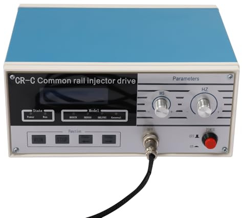 Queeucaer Multifunctional CR-C Common Rail Fuel Iniettore Rilevatore di riparazione diagnostica, CR-C Multifunzione Common Rail Iniettore Tester Diesel Iniettore Rilevatore Diesel