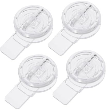 Homoyoyo 4piezas Cerradura Para Gabinete Teléfono Celular y Caja De Seguridad Unidades Transparente Resistente Mascotas y Daños