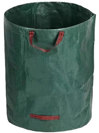Sacs à déchets de jardin de grande capacité, imperméables et réutilisables, conteneur durable en polypropylène tissé pour le stockage des ordures, poubelle de jardin de 100 L