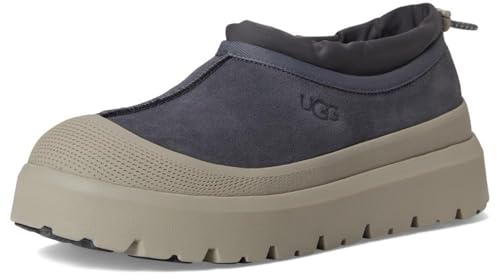 UGG Men's Tasman Weather Hybrid Sneaker, Obsidian/Cobble Grey, 15 UK
