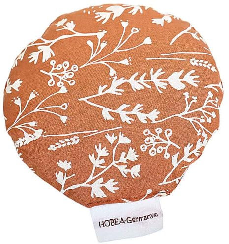 HOBEA-Germany Kirschkernkissen - Wärmekissen in verschiedenen Designs : Wildblume rostrot