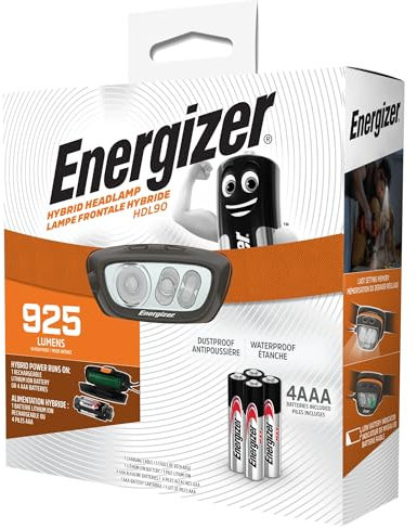 Energizer Lampe frontale hybride multicolore Y39A42