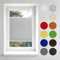 Concept Blinds Custom Pleated Blinds - No Drilling Needed – 18 Fabric Colours – Effortless Adhesive Installation – Tailored Shades with Adhesive Fixings (Height from 150 Cm to 230 Cm)
