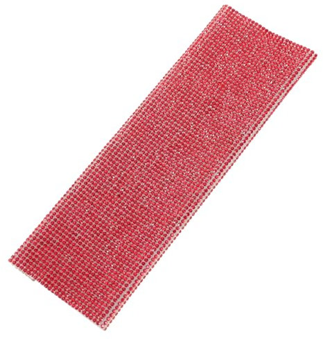 Levemolo Wireless Handheld Microphone Cover Red Rhinestone Protective Sleeve Universal Mic Handle Protector Decorative Microphone Sleeve for Stage and Karaoke