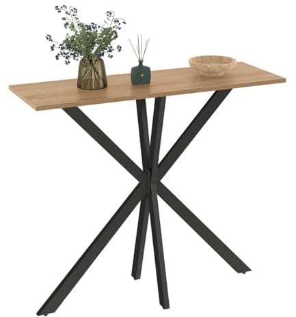 IDMarket - Console Alix Pied araignée Bois et Noir