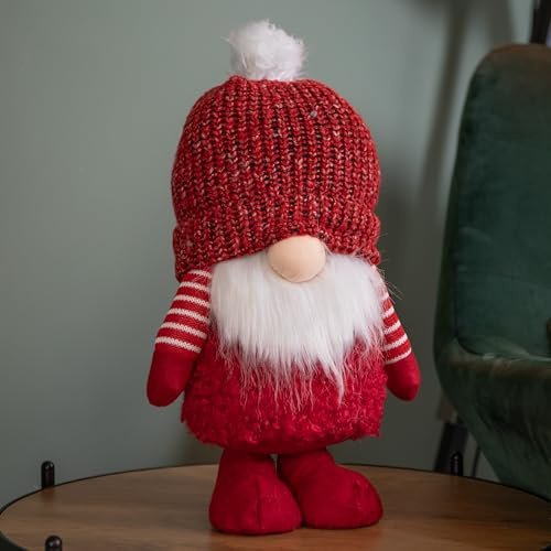 Samuel ALEXANDER 40cm Large Red Gonk with Bobbly Hat Christmas Decoration