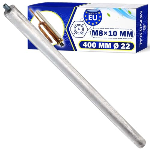 Universell Opferanode für Warmwasserspeicher 400 mm Ø 22 Gewindes M8