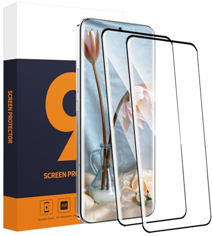 Carantee 2 Stück Schutzfolie für Panzerglas für Honor Magic 6 Pro 5G, Sensitive Touch, 9H Härte, Keine Blasen Schutzglas, 3D Runde Kanten, Hoch Definition Honor Magic 6 Pro Displayschutzfolie