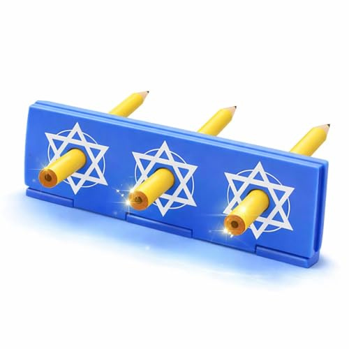 Quesuc 1 Set Kit De Magie Pour Fête Pièce Transpercée Avec 3 Crayons Zauberrequisiten Pour Spectacle De Transpercement De Pièces Pour Débutants Bleu