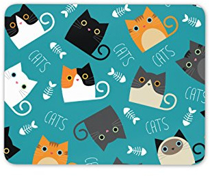 Destination Vinyl Ltd Cute Cats Mouse Mat Pad - Cat Kitten Mum Sister Auntie Gift PC Computer #8746