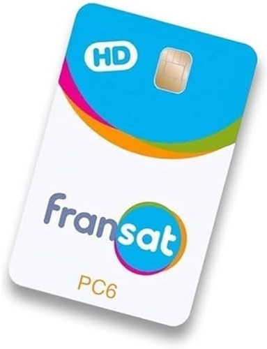 Carte pour chaînes françaises Fransat avec abonnement illimité