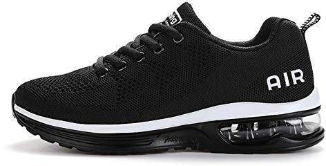 TORISKY Sportschuhe Herren Damen GolfschuheTurnschuhe Laufschuhe mit Luftpolster Sneaker Air Schuhe Leichte(A35-BK40)