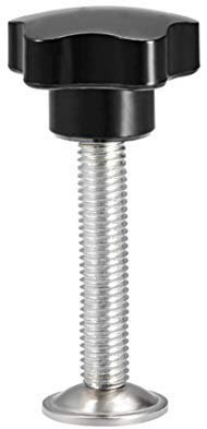 N/A M12 x 48 mm Stern mit fünf Industriespitzen, schnell entfernbar, Schrauben, Knopfgriff, 1 Stück