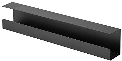 RICOO Kabelkanal Kabelwanne Universal Kabel Management für unter Schreibtisch 60cm Kabelführungssystem Z1111 Kabelrinnen Leitungskanal Kabelschlauch Kabelführung Cable Organizer Desk