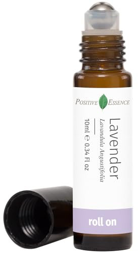 Lavender Essential Oil Roll On, Calming Essential Oils for Sleep and Relaxation, Pure Lavender Essential Oil and Jojoba Oil for Skin Nourishment, Leak-Proof Rollerball, Stress Relief Roll-on (10 mL)