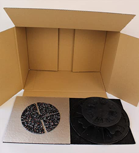 Gartenwelt Riegelsberger Musterbox für PRO Stelzlager Plattenlager Terrassenlager Terrassenplatten Auflagefuß Terrassenträger Drehfuß Plattenträger Stützenfuß