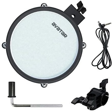 HXW Lot de 2 coussinets de caisse claire pour batterie électronique, 20,3 cm
