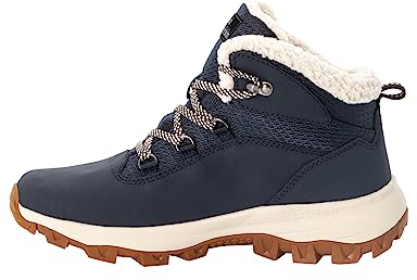 Jack Wolfskin Damen Everquest Texapore Mid W Sneaker, Dark Blue Off White, 38 EU