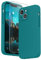 SURPHY Liquid Silicone Case for iPhone 13 mini Case, Individual Protection for Each Lens Shockproof Rubber Full Body Thickened Design for iPhone 13 mini 5.4 inch 2021 (Teal Blue)