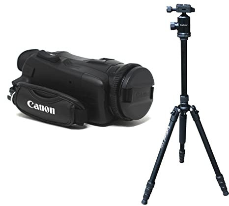 KamKorda Camera Tripod + XA60 Professional UHD 4K Camcorder, 1/2.3 CMOS Sensor, DIG!C DV 6 Processor, Up to UHD 4K30 Video Recording, Integrated 20x Optical Zoom Lens + 2 Year Warranty