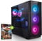 Megaport PC Gamer Fixe AMD Ryzen 7 5700X • Windows 11 • GeForce RTX4070 12Go • 32Go DDR4 • 1000Go M.2 SSD • WiFi • Ventilateur • Unité Centrale Ordinateur de Bureau