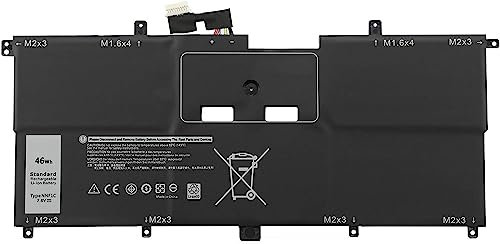 AKKEE NNF1C Laptop battery for Dell XPS 13 9365 2-IN-1 2017 P71G P71G001 XPS 13-9365-D1605TS XPS 13-9365-D1805TS 13-9365-D2805TS 13-9365-D3605TS 13-9365-D3805TS HMPFH NP0V3 0NNF1C 7.6V 46WH