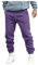KONG JIMFAN Herren Hose Outdoor Sporthose Fit Sport Hose Herren Jogginhosen Herrn Basketball-Trainingshose Der Sport T Shirt Performance Pants Herren Stoffhose Herren(Lila,3XL)