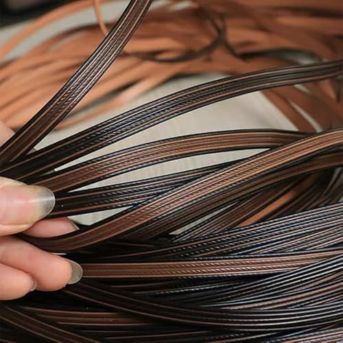 IBOWZ Tejido de ratán sintético Kit de reparación de Mimbre de Material de Tejido de ratán sintético, ratán PE de 500 g, para pationiture sofá Cesta de jardín Tejido/e