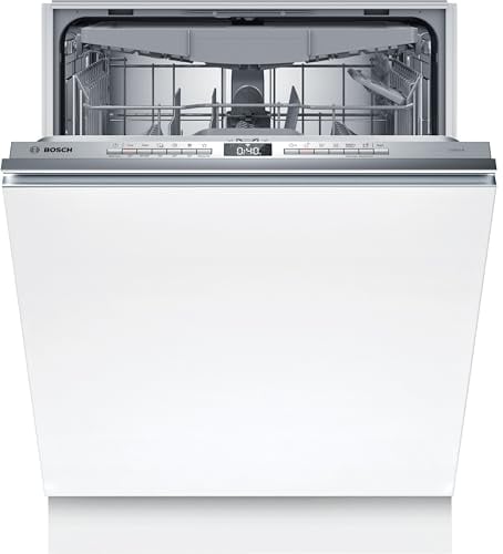 Bosch SMH4HVX03E Serie 4, Lavastoviglie da incasso a scomparsa totale, Cerniere Sliding, Home Connect, InfoLight, Programma Preferito, Assistente al lavaggio, Diagnostica da remoto, 60 cm