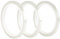 3 Rolls Clear Floral Tape, 1/4 Inch Waterproof Flower Arrangement Tapes 108 Yards Heat Resistant Florist Packaging Floral Craft Tapes for Bouquets Stem Vases Fresh Flower Crafts Arrangements Supplies